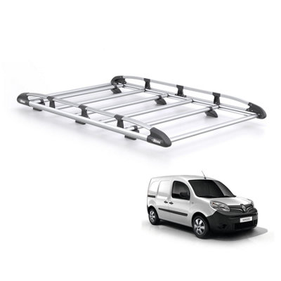 B&Q - Renault Kangoo Roof Rack For 2008-2021 Express (L2)  Kammrack Only For Express (L2) Wheelbase With Barn Doors