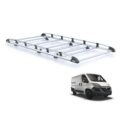 B&Q - Vauxhall Movano Roof Rack For 2021+ (L2H1) Aluminium  Kammrack Only For L2 Wheelbase With H1 Roof