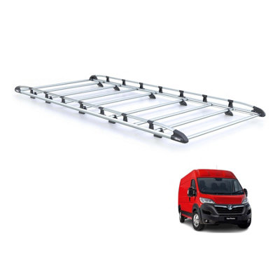 B&Q - Vauxhall Movano Roof Rack For 2021+ (L3H2) Aluminium  Kammrack Only For L3 Wheelbase With H2 Roof
