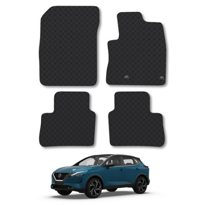 Car Mat Co Nissan Qashqai (2021+) (Mild Hybrid) Rubber Car Mats Heavy-Duty Tailored Fit from B&Q