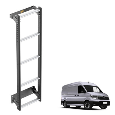 B&Q -  Van Ultiladder For Man Tge (2017+)6 Rung Van Door Ladder (Anti-Corrosive)
