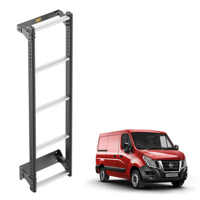 B&Q -  Van Ultiladder For Nissan Nv400 (2010-2021)6 Rung Van Door Ladder (Anti-Corrosive)