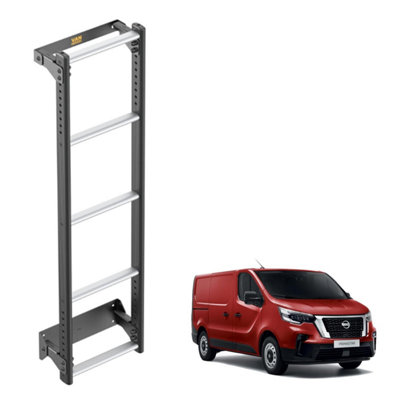 B&Q -  Van Ultiladder For Nissan Primastar (2022+)5 Rung Van Door Ladder (Anti-Corrosive)
