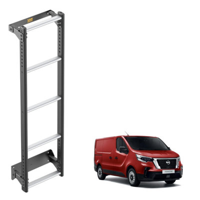 B&Q -  Van Ultiladder For Peugeot Expert (2016+)5 Rung Van Door Ladder (Anti-Corrosive)