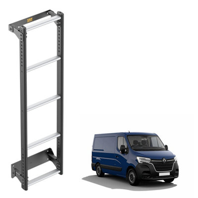 B&Q -  Van Ultiladder For Renault Master (2010-2024)6 Rung Van Door Ladder (Anti-Corrosive)