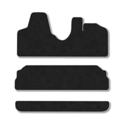 Car Mat Co Fiat Scudo Panorama (2007-2016) Van Mats Accessories Tailored Fit Carpet Car Floor Mats Non Slip Grey Trim Compatible Accessory from B&Q