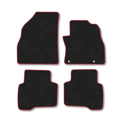 Car Mat Co Citroen Nemo Multispace (2008+) Van Mats Accessories Tailored Fit Carpet Car Floor Mats Non Slip Red Trim Accessory Durable Anti from B&Q