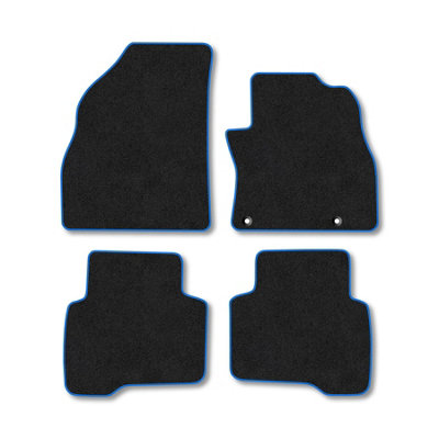 Car Mat Co Citroen Nemo Multispace (2008+) Van Mats Accessories Tailored Fit Carpet Car Floor Mats Non Slip Blue Trim Compatible Accessory from B&Q
