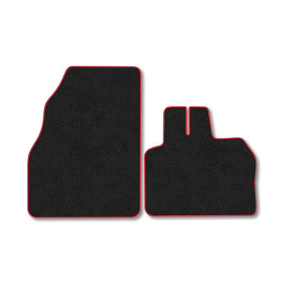 Car Mat Co Mercedes Citan (2012-2021) (W415) Van Mats Accessories Tailored Fit Carpet Car Floor Mats Non Slip Red Trim Accessory Durable from B&Q