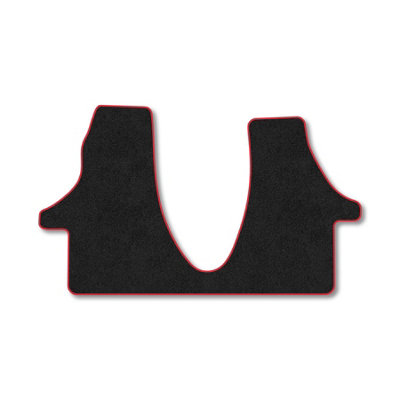 Car Mat Co Vw Transporter T6.1 (2019+) Double Seat Car Mats Tailored Fit Red Trim Accessory Carpet Car Accessories Floor Mat from B&Q