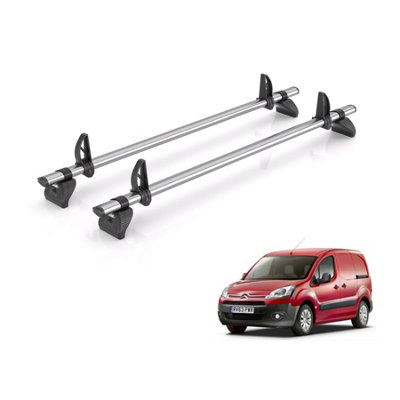 B&Q -  Roof Rack For Citroen Berlingo (2008-2018) 2X Steel Roof BarsKammbar FleetGa2Fl