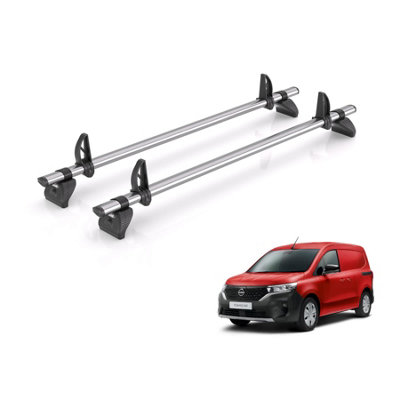 Rhino Roof Rack For Nissan Townstar (2022+) 2X Steel Roof Bars - Kammbar Fleet - Pb2fl Only Suitable For L1 Swb Models B&Q