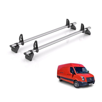 B&Q -  Roof Rack For Vw Crafter (2006-2017) 2X Steel Roof BarsKammbar FleetMc2Fl Standard