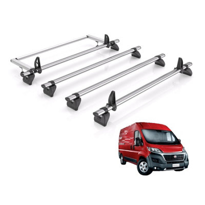 B&Q - Vd  Kammbar Fleet & Roller 4 Bars Roof Rack For The Fiat Ducato 2006+ Only Fits L3/l4 Wheelbase Models