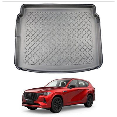 Nomad Mazda Cx-60 (2022+) (Hybrid Models) Boot Liner Premium Tailored Boot Mat Protector Easy Install Waterproof Raised Edges from B&Q