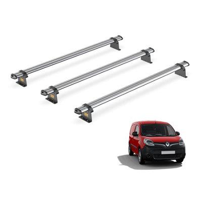B&Q -  Trade Renault Kangoo (2008+) Roof Rack 3 Steel Roof BarsUltibar TradeSb276-3