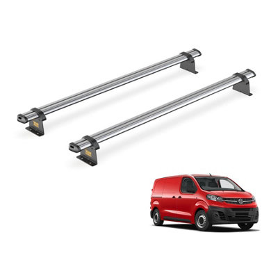 B&Q -  Trade Vauxhall Vivaro (2019+) Roof Rack 2 Steel Roof BarsUltibar TradeSb333-2
