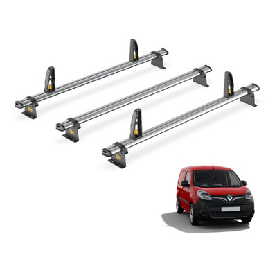 B&Q -  Trade Renault Kangoo (2008+) Roof Rack 3 Steel Roof Bars & LoadstopsUltibar TradeSb276-3