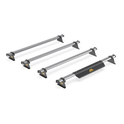 B&Q -  Vauxhall Vivaro 4 Bar Roof Rack + Ladder Roller For 2014-2019 (Standard Roof)Van Guard Trade