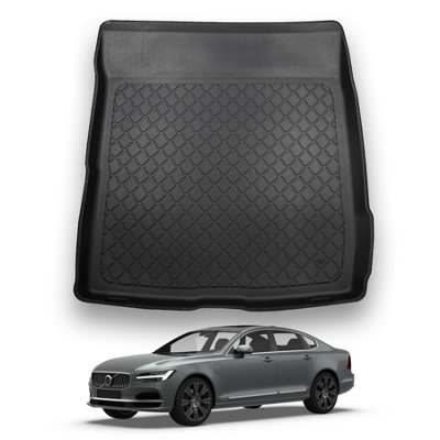Nomad Volvo S90 (2020+) (Mild-Hybrid Models) Boot Liner (Not For Phev Models) Premium Tailored Mat Protectorwaterproofaccessory from B&Q