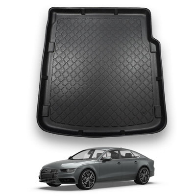 Nomad Audi A7 (2010-2018) (Sportback) Boot Liner Premium Tailored Boot Mat Protector Waterproof Raised Edges Custom Fit Accessory from B&Q