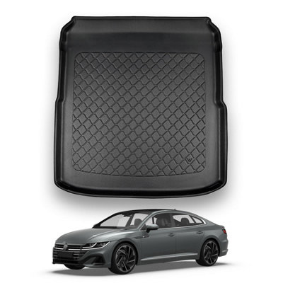 Nomad Volkswagen Arteon (2017+) Boot Liner (Models With Spare Tyre) Premium Tailored Boot Mat Protectorwaterproof Accessory from B&Q
