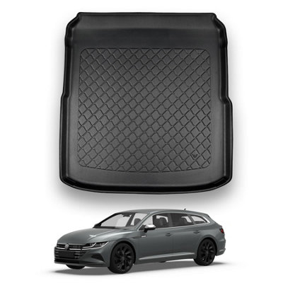 Nomad Volkswagen Arteon (2020+) Boot Liner (Models With Spare Tyre) Premium Tailored Boot Mat Protectorwaterproof Accessory from B&Q