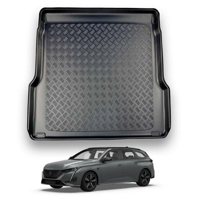 Nomad Peugeot 308 Sw (2021+) Boot Liner (Estate Phev Models) Tailored Boot Protector Waterproof Raised Edges Custom Fit Accessory from B&Q
