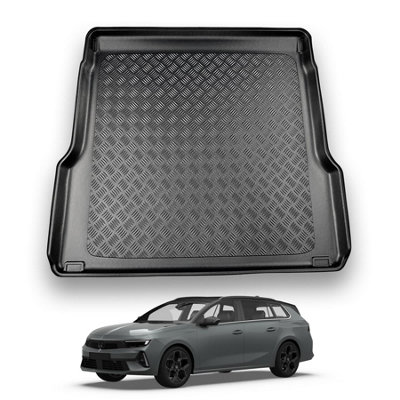 Nomad Vauxhall Astra L (2022+) Boot Liner (Non-Adjustable Boot Floor) Tailored Boot Mat Protector Waterproof Accessory from B&Q