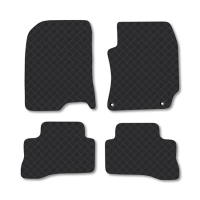 Car Mat Co Hyundai Kona (2020-2023)  Hybrid Rubber Car Mats Heavy-Duty Tailored Fit from B&Q