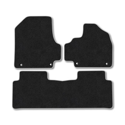 Car Mat Co Hyundai Ioniq 2021+ (Fixed Centre Console) Car Mats Grey Trim Carpet Tailored from B&Q