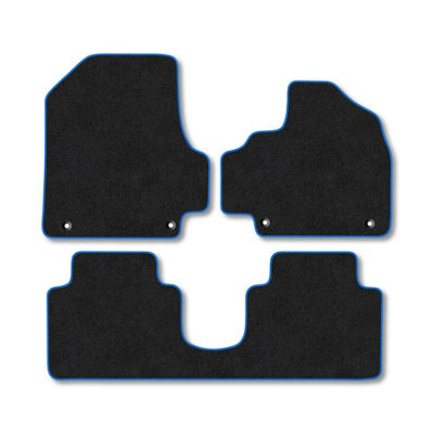 Car Mat Co Hyundai Ioniq 2021+ (Sliding Centre Console) Car Mats Blue Trim Carpet Tailored from B&Q