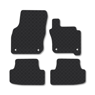 Car Mat Co Vw Golf Mk8 Mild Hybrid (2019+) Rubber Car Mats Heavy-Duty Tailored Fit from B&Q