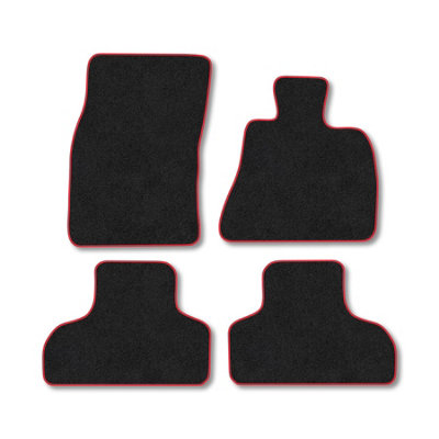 Car Mat Co Bmw X5 F15 2013-2020 Car Mats Red Trim Carpet Tailored Fit Easy Clean from B&Q