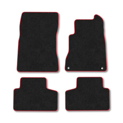 Car Mat Co Mercedes Glb (2021+) Car Mats Red Trim Carpet Tailored Fit Easy Clean With Clips from B&Q