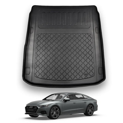 Nomad Audi A7 (2018+) (Sportback) Boot Liner Premium Tailored Boot Mat Protector Easy Install Recyclable Waterproof Raised Edges from B&Q