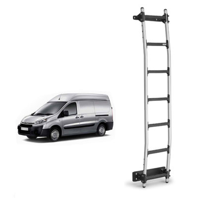 B&Q -  Rhino Van Ladder For The Peugeot Expert (2007-2016) Roof Height H2