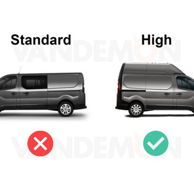 B&Q - Vauxhall Vivaro  Door Ladder For 2014-19 (High) 7 Anti-Slip Steps
