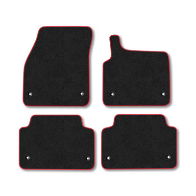 Car Mat Co Land Rover Range Rover Evoque 2019+ (Manual) Car Mats Red Trim Carpet Tailored from B&Q