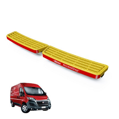 B&Q -  Accessstep For Fiat Ducato (2006+)Van Rear Safety Access StepNo Reverse Sensors (Yellow)(Ss211Y)