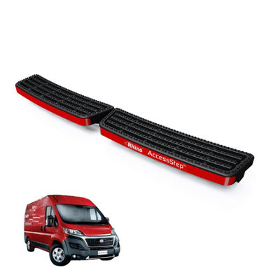 B&Q -  Accessstep For Fiat Ducato (2006+)Van Rear Safety Access StepNo Reverse Sensors (Black)(Ss211B)