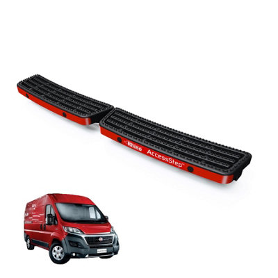 B&Q -  Accessstep For Fiat Ducato (2006+)Van Rear Safety Access StepWith Reverse Sensors (Black)(Ss211Br)