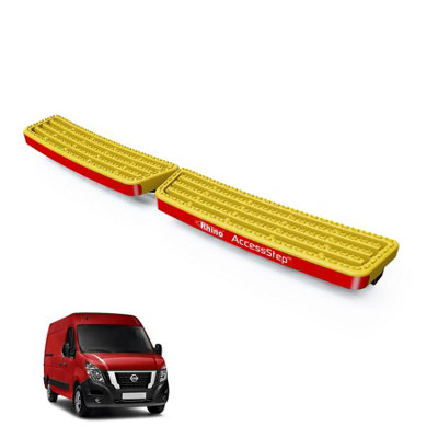 Rhino Accessstep For Nissan Nv400 (2010-2021)Van Rear Safety Access StepNo Reverse Sensors (Yellow)(Ss206Y) from B&Q