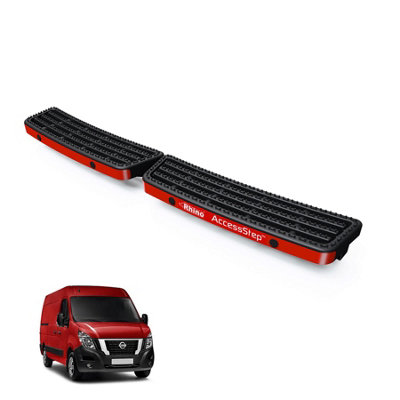 Rhino Accessstep For Nissan Nv400 (2010-2021)Van Rear Safety Access StepWith Reverse Sensors (Black)(Ss206Br) from B&Q
