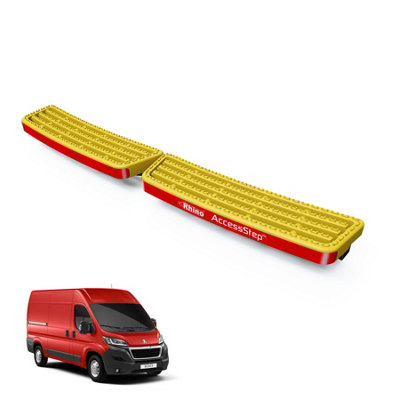 Rhino Accessstep For Peugeot Boxer (2006+)Van Rear Safety Access StepNo Reverse Sensors (Yellow)(Ss211Y) from B&Q