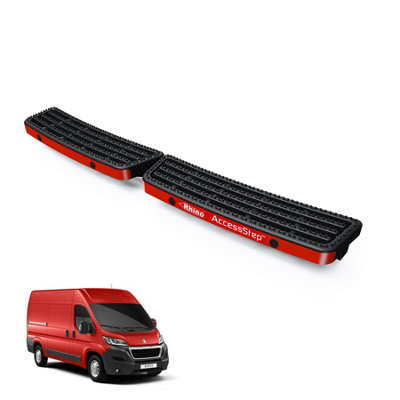 Rhino Accessstep For Peugeot Boxer (2006+)Van Rear Safety Access StepWith Reverse Sensors (Black)(Ss211Br) from B&Q
