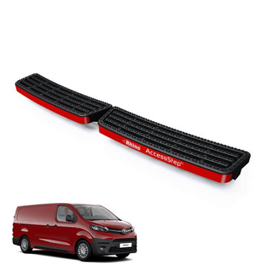 B&Q -  Accessstep For Toyota Proace (2016-2024)Van Rear Safety Access StepNo Reverse Sensors (Black)(Ss225B)