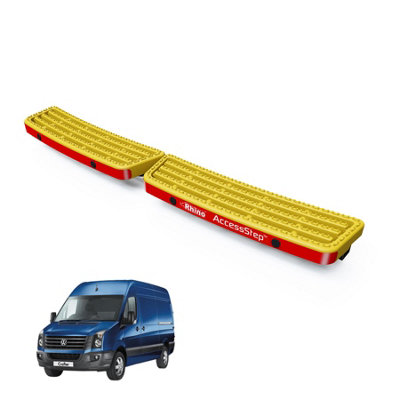B&Q -  Accessstep For Vw Crafter (2006-2017)Van Rear Safety Access StepWith Reverse Sensors (Yellow)(Ss205Yr)