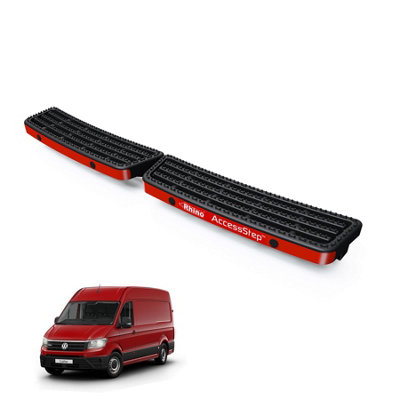B&Q -  Accessstep For Vw Crafter (2017+)Van Rear Safety Access StepWith Reverse Sensors (Black)(Ss229Br)