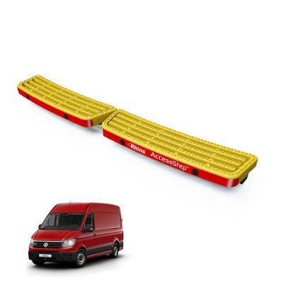 B&Q -  Accessstep For Vw Crafter (2017+)Van Rear Safety Access StepWith Reverse Sensors (Yellow)(Ss229Yr)